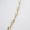 Sonja Picard Sterling 14k Double Lotus Heart Key Diamond Necklace 22", view 4