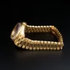 1981 Ladies Rolex President 18k Yellow Gold 26mm 6917 Lapis Dial Warranty, view 3