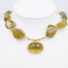 Darlene de Sedle 22k Gold Rare Grossular Garnet Necklace Designer, view 5