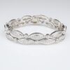 18k Diamond Necklace Bracelet Suite White Gold Salvini 8.5 ctw Italy, view 9