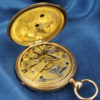 Solid 18k Gold Enamel John E Hyde & Sons Pocket Watch 1850 13j London 51mm, view 6