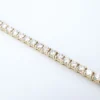 14k Diamond Tennis Bracelet Yellow Gold Natural 7 cttw 7" Classic, view 5
