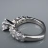 Diamond Engagement Ring 18k White Gold Platinum 2 ctw Size 6.75 GIA G VS2, view 11