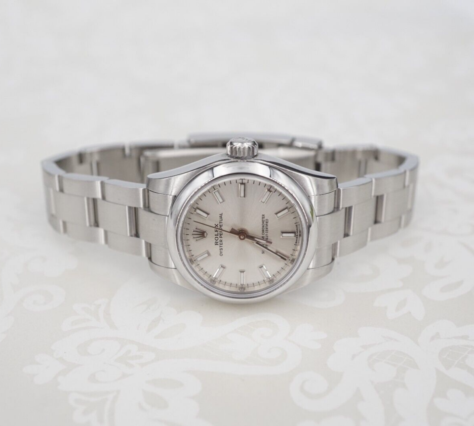 2017 SS Ladies Rolex 176200 SS Warranty 26mm Oyster Box Papers, view 2
