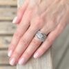 Neil Lane 14k Engagement Ring Leo Princess Diamond 3.7ct Size 7 GSI G VS1, view 3