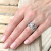 Neil Lane 14k Engagement Ring Leo Princess Diamond 3.7ct Size 7 GSI G VS1, view 4