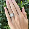 Neil Lane 14k Engagement Ring Leo Princess Diamond 3.7ct Size 7 GSI G VS1, view 5