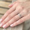 Helzberg 14k White Gold 1ct Oval Cut Diamond Engagement Ring Size 6 GSI, view 3