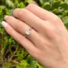 14k Gold 1ct Diamond Engagement Ring Solitaire Princess H VS1 Size 6.5 shown worn