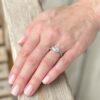 East West 14k Gold 1.3ct Marquise Diamond Engagement Ring Size 7 VVS2 GIA shown worn