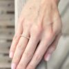 JE Caldwell 18k Gold 1ct Diamond Eternity Band Ring Size 6.75 shown worn