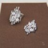 Andrew Grima Platinum 8.25 cttw Pave Diamond Cluster Ring Size 9 GIA, view 3