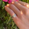 Platinum Asscher Diamond Engagement Ring 2.07 ct H IF GIA Flawless, view 3
