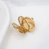 Vintage Three Compartment Star Locket Pendant, 14k Yellow Gold, view 3