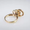 Norman Teufel Diamond Spinner Band, 0.52 Ctw, 14k Gold, 1975, view 6