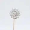 Antique Mine Cut Diamond Stick Pin, Platinum and 14k Gold, view 2