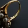 Vintage Mikimoto Pearl Cluster Dome Ring, 14k Yellow Gold, view 4
