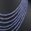 Vintage Tanzanite Seven-Strand Necklace, 300 Ctw, 18k White Gold, view 4