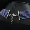 Vintage Tanzanite Seven-Strand Necklace, 300 Ctw, 18k White Gold, view 3