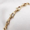 Vintage Equestrian Fancy Link Bracelet, 14k Yellow Gold, 7.5", view 2