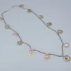 Santa Fe Jewels Antique Moroccan Coin Station Necklace, Sterling Silver, 31 Inch, view 2