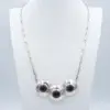 Burle Marx Fine Silver Amethyst Pendant Necklace, 27", view 3