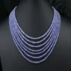 Vintage Tanzanite Seven-Strand Necklace, 300 Ctw, 18k White Gold, view 1