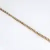 Estate 14k Diamond Tennis Bracelet Slant Link 2ctw Yellow Gold 6.75 inch - view 5