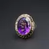 Antique Amethyst, Pearl and Enamel Ring, 18k Yellow Gold, view 1