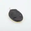 Vtg Wesley Emmons 14k Yellow Gold High Relief Carved Lava Cameo Pendant, view 3