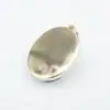 Vtg Wesley Emmons 14k Yellow Gold High Relief Carved Lava Cameo Pendant, view 5