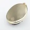 Vtg Wesley Emmons 14k Yellow Gold High Relief Carved Lava Cameo Pendant, view 6