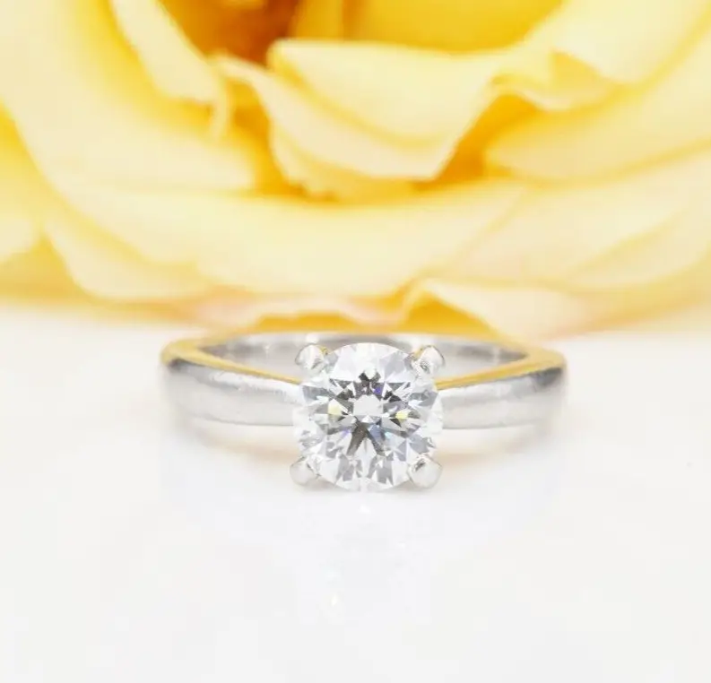 Varna 1.21 Carat Diamond Solitaire Engagement Ring, Platinum, GIA Certified