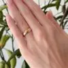 Victorian Rose Gold Wedding Band, 14k, 6mm, Dated 1898, view 6